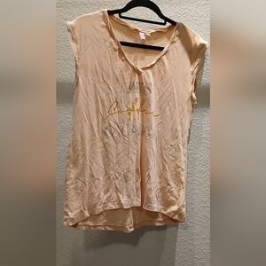 Women's Casual Peach Top